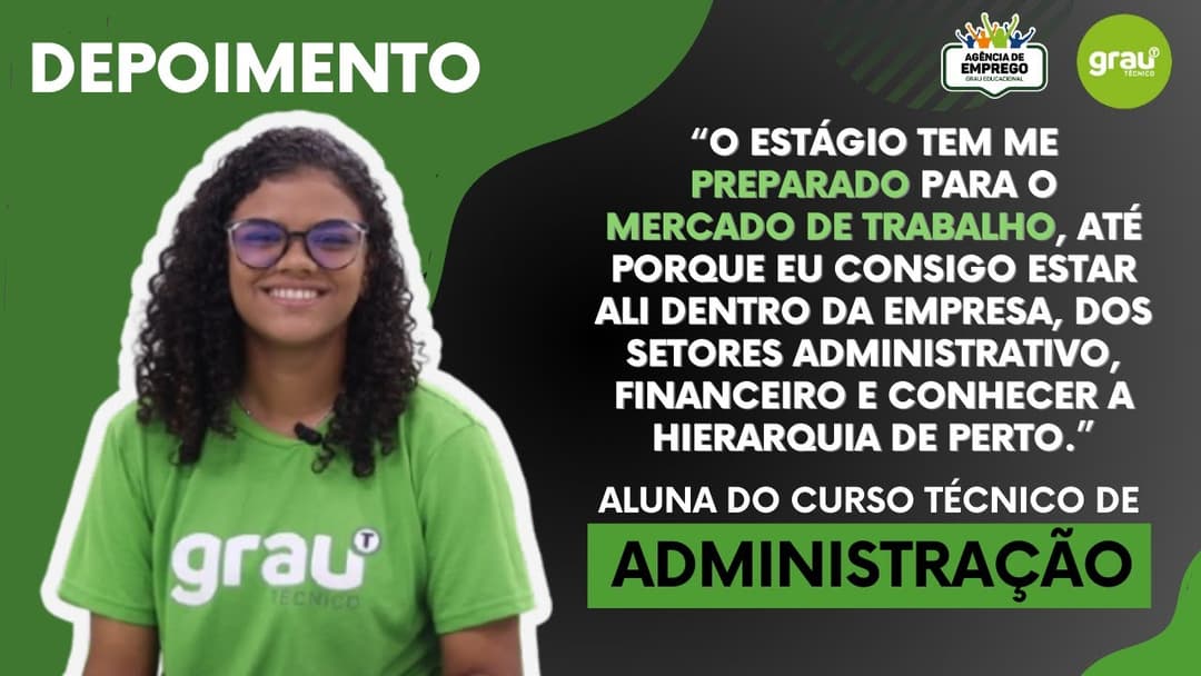 Grau Técnico | Curso Técnico em Administração